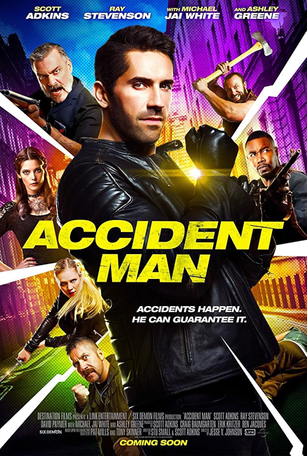 Download Accident Man (2018) BluRay Dual Audio Hindi 1080p | 720p | 480p [400MB] download